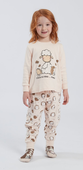 Happy People Pyjama Meisjes: Egels, Interlock