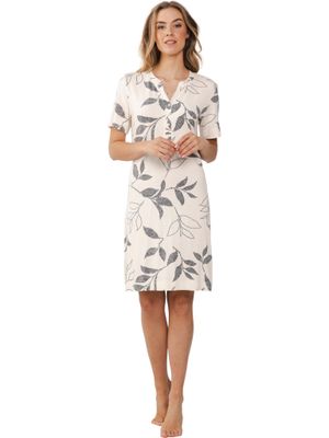 Pastunette Nachthemd Dames: Korte mouw, 95cm