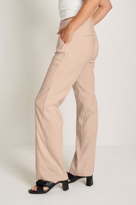 Para Mi Linnen Broek: Hannah Flowy linnen, Almond kleur