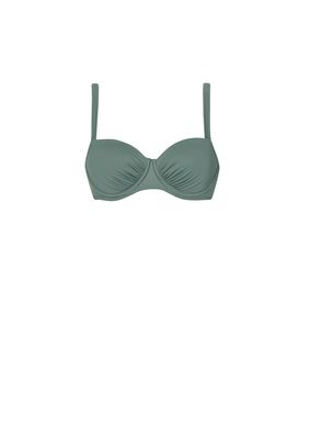 Sunflair Bikini Top: kaki, voorgevormd ( color up collection)