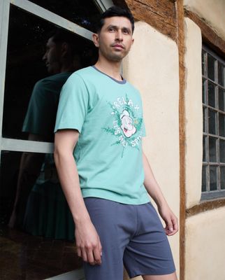 Egatex ( Soy ) Heren pyjama: Popeye, Korte mouw