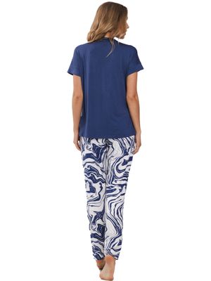 Pastunette Pyjama dames: korte mouw / lange broek, Viscose
