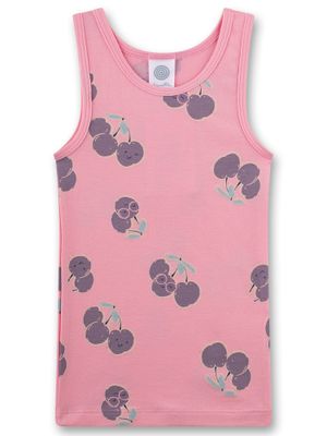 Sanetta meisjes Singlet: Kersen motief