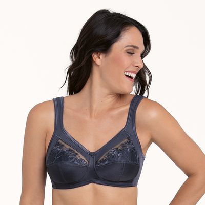 Anita topcomfort bh zonder beugel: Safina, Shadow Blue, Europese Maten