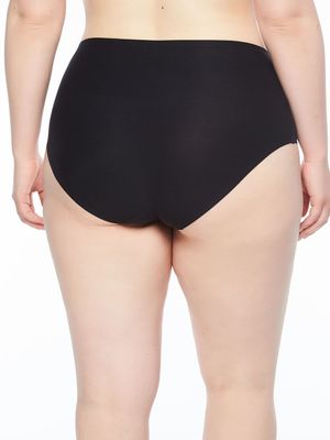 Chantelle softstretch Taille slip: Zwart, Taille model, naadloos ( TU: XS/XL )