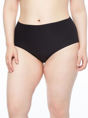 Chantelle softstretch Taille slip: Zwart, Taille model, naadloos ( TU: XS/XL )