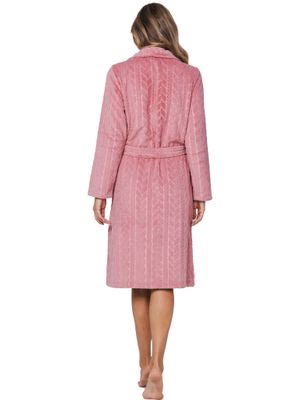 Pastunette Kamerjas met rits: Roze, ultrazacht, 110cm