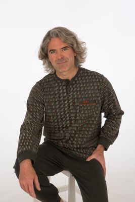 Perlina Heren pyjama: Igor, interlock, Hunting ( Kaki )