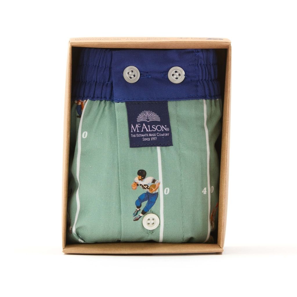 MC Alson Boxershort Heren: Amercican footbal, Los model met ingewerkte slip