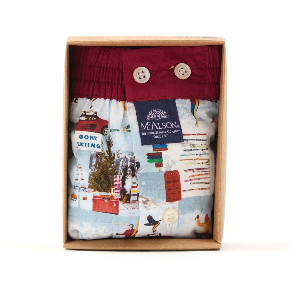 MC Alson Boxershort Heren: Apres Skiërs , Los model met ingewerkte slip