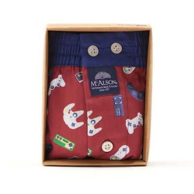 MC Alson Boxershort Heren: Game , Los model met ingewerkte slip