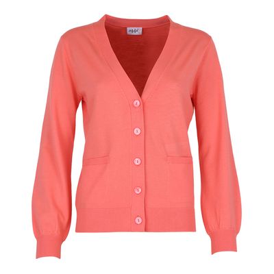 She Goes LaLa Gilet: Koraal, met knopen