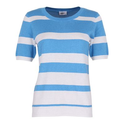 She Goes LaLa  Pull: Licht blauw, gestreept