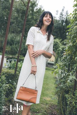 She Goes LaLa Hemdskleed: Off White, Ajour, gevoerd