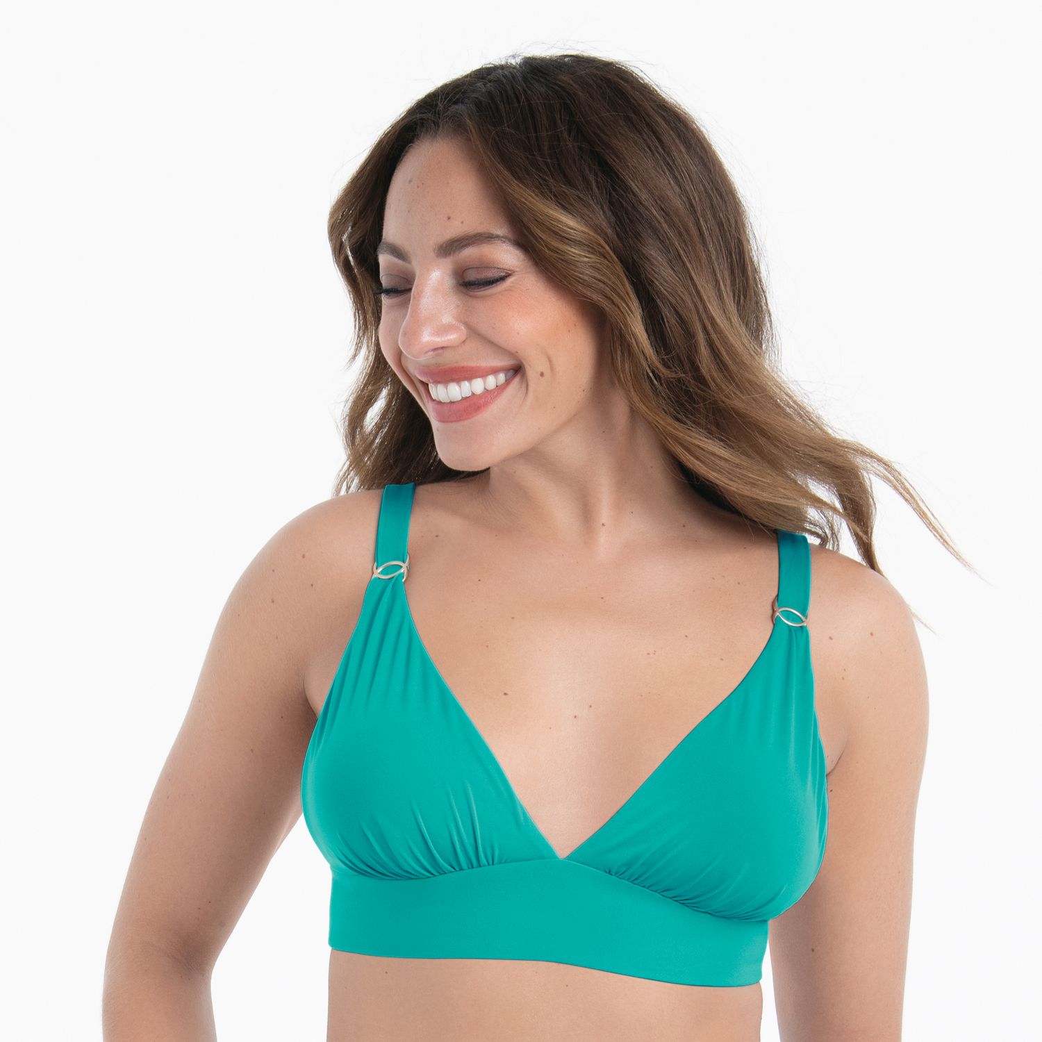Rosa Faia ( Anita )  Bikini top: Pure Suit Luxe top, Aqua