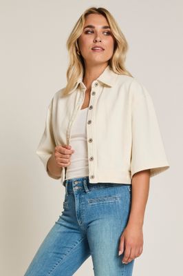 Para Mi Mauve jacket: Denia Denim, Natural Cream,