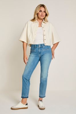 Para Mi Mauve jacket: Denia Denim, Natural Cream,