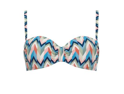 Olympia Bikini: Multicolor, Strapless / shorty model
