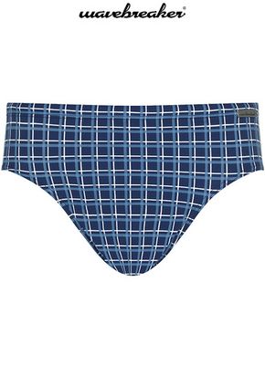 Wavebreaker zwem slip heren, blauw