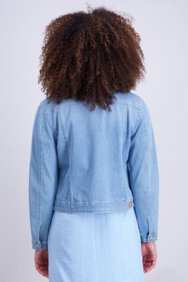 Signe Nature Jeans Jas: Licht blauw