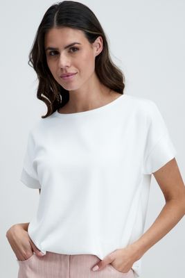 Signe Nature T-shirt: Ecru