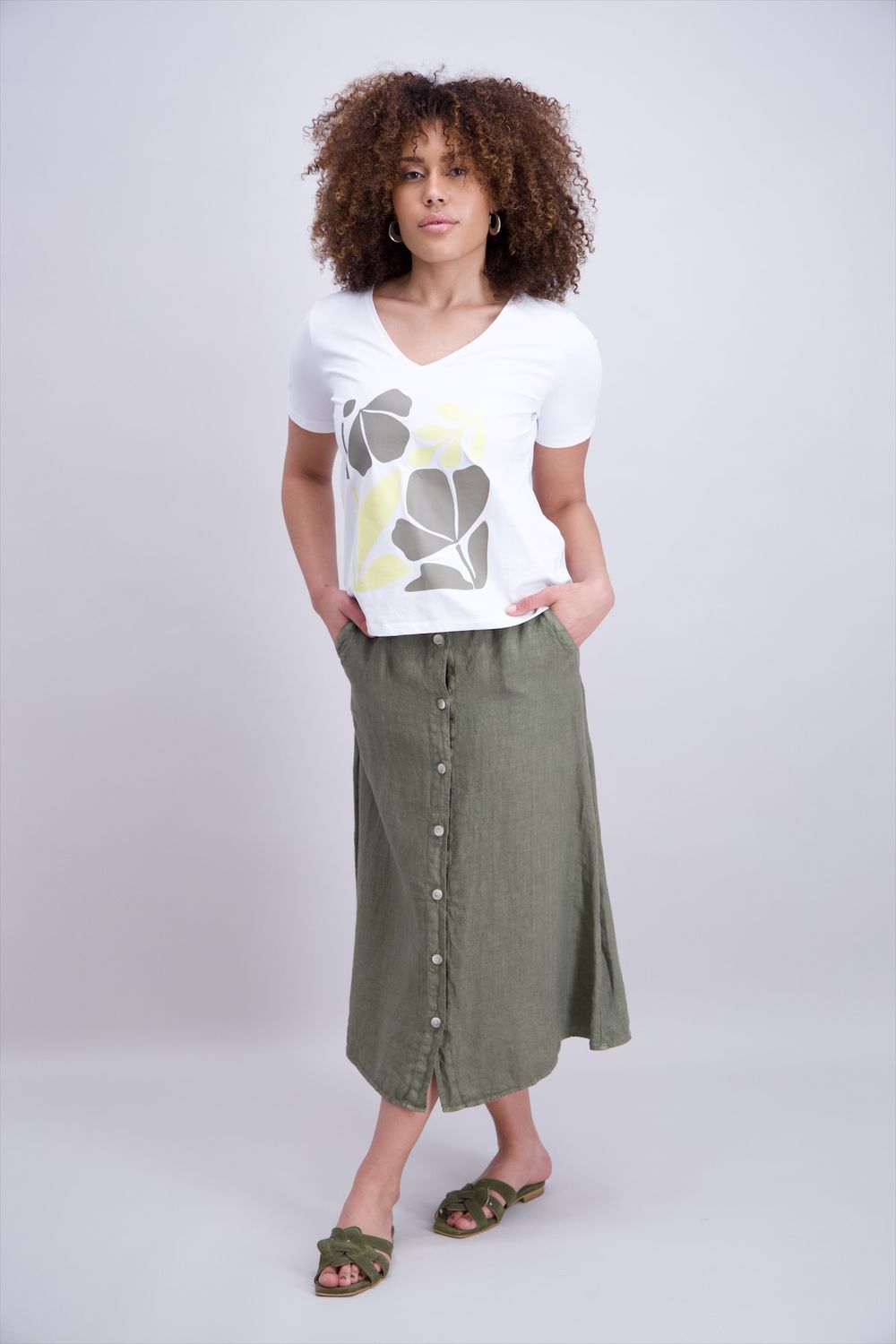 Signe Nature Rok; Kaki, Linnen