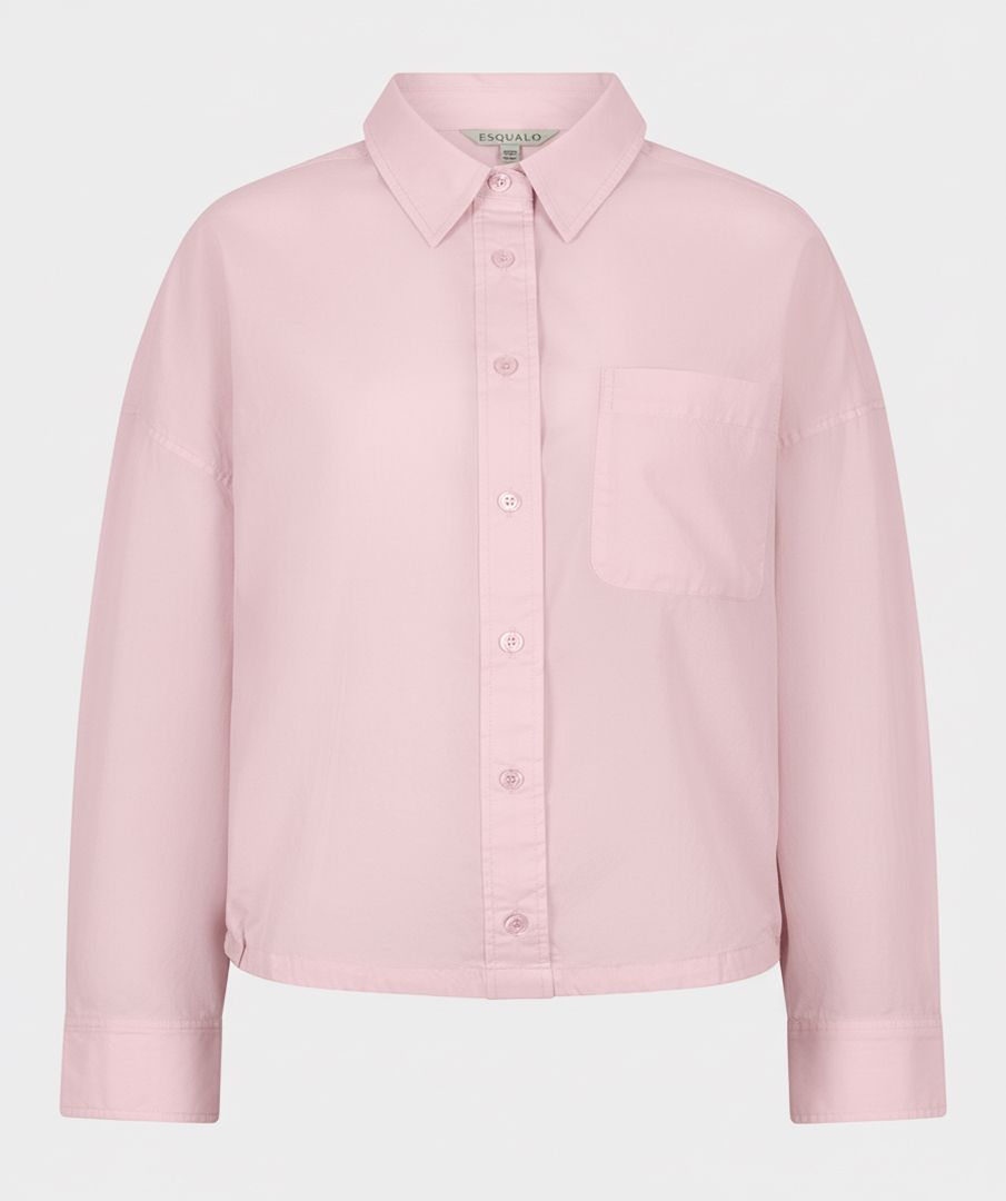 Esqualo hemdbloes: Roze, lange mouw