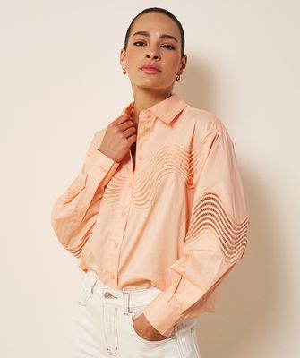 Esqualo Dames hemdsbloes: Belini kleur, met fantasie