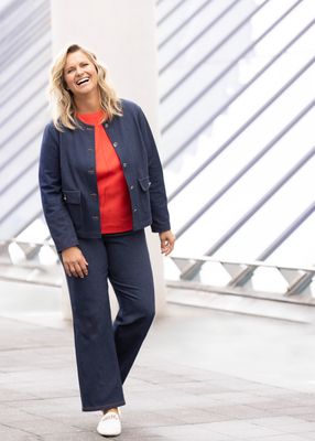 Frank Walder jeans broek: elastiek in de lenden