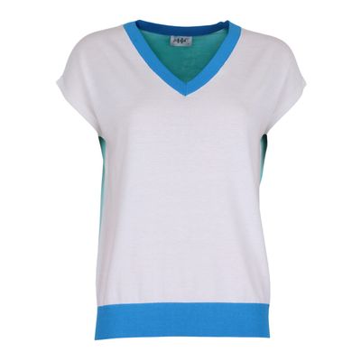 She goes lala shirt, gebreid, Blauw
