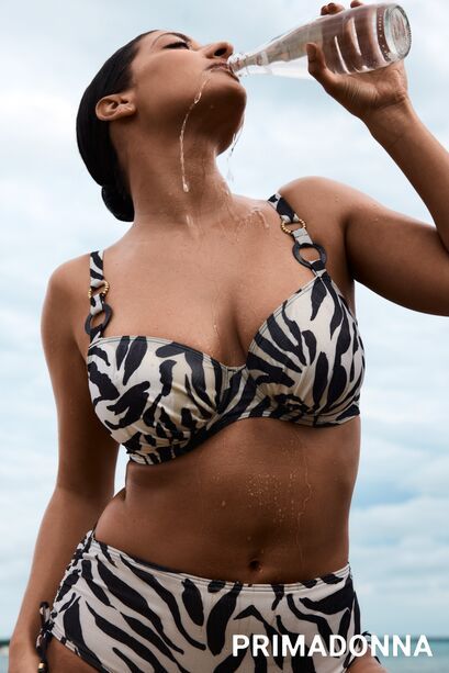 Prima Donna Swim bikini Slip : Dalice, Sauvage Shine, verstelbare koordjes