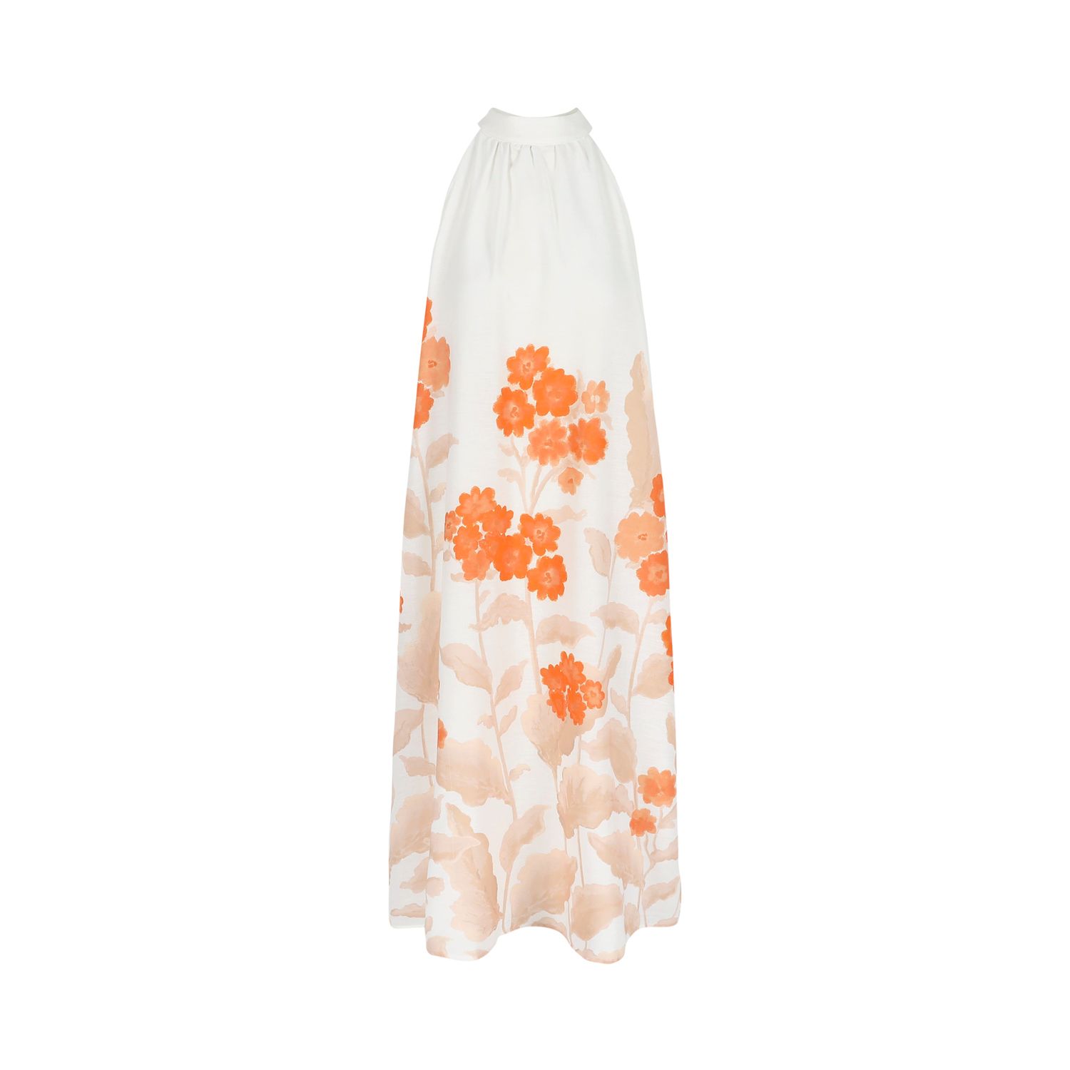 Punto One Dames Kleed: Kyra, Halter model, gebloemd