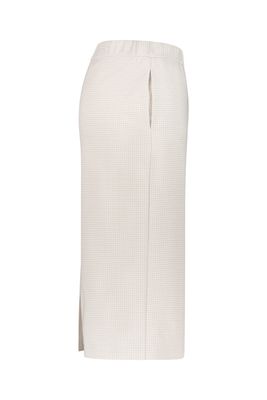 Gardeur Dames Rok: Beige met pied des poules