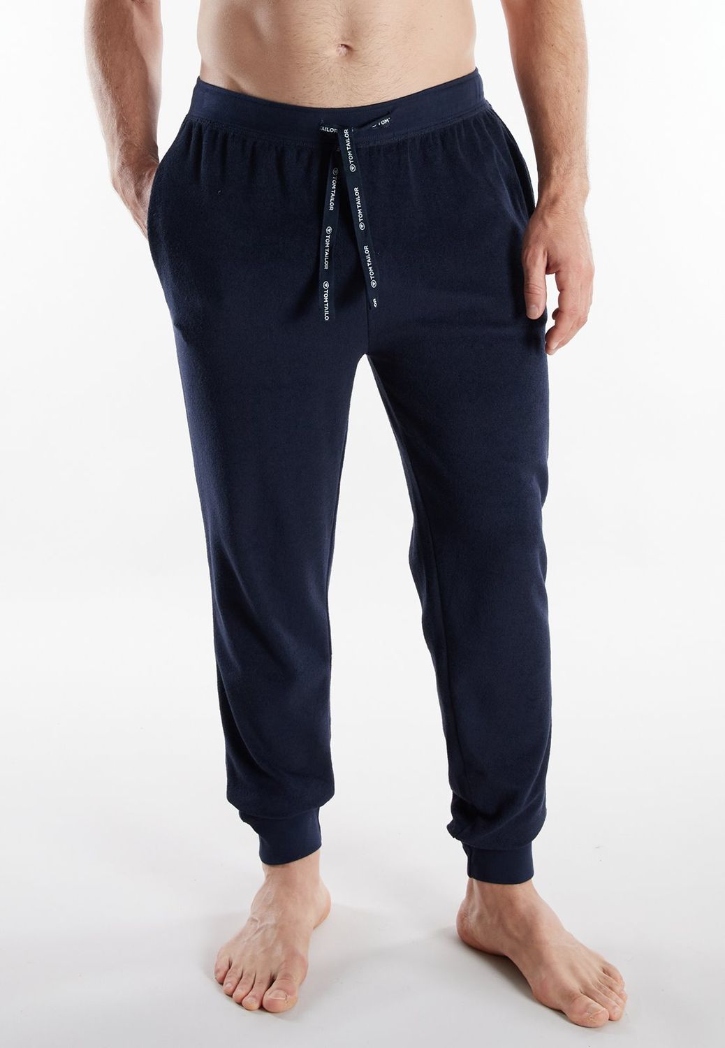 Tom Tailor Heren jogging broek: Blauw, Badstof
