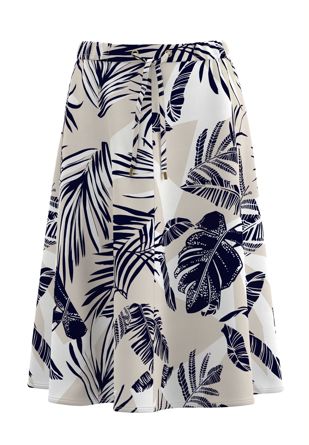 Frank Walder Dames Rok: Bedrukt, Elastiek in de lenden