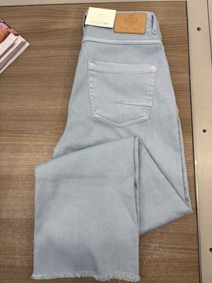 Para mi broek: Mila ( Mini Flare ) / Moraira Vintage, Ice Blue, L28