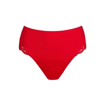 Marie jo String: Soft Studio, naadloos, True Red, gladde kant