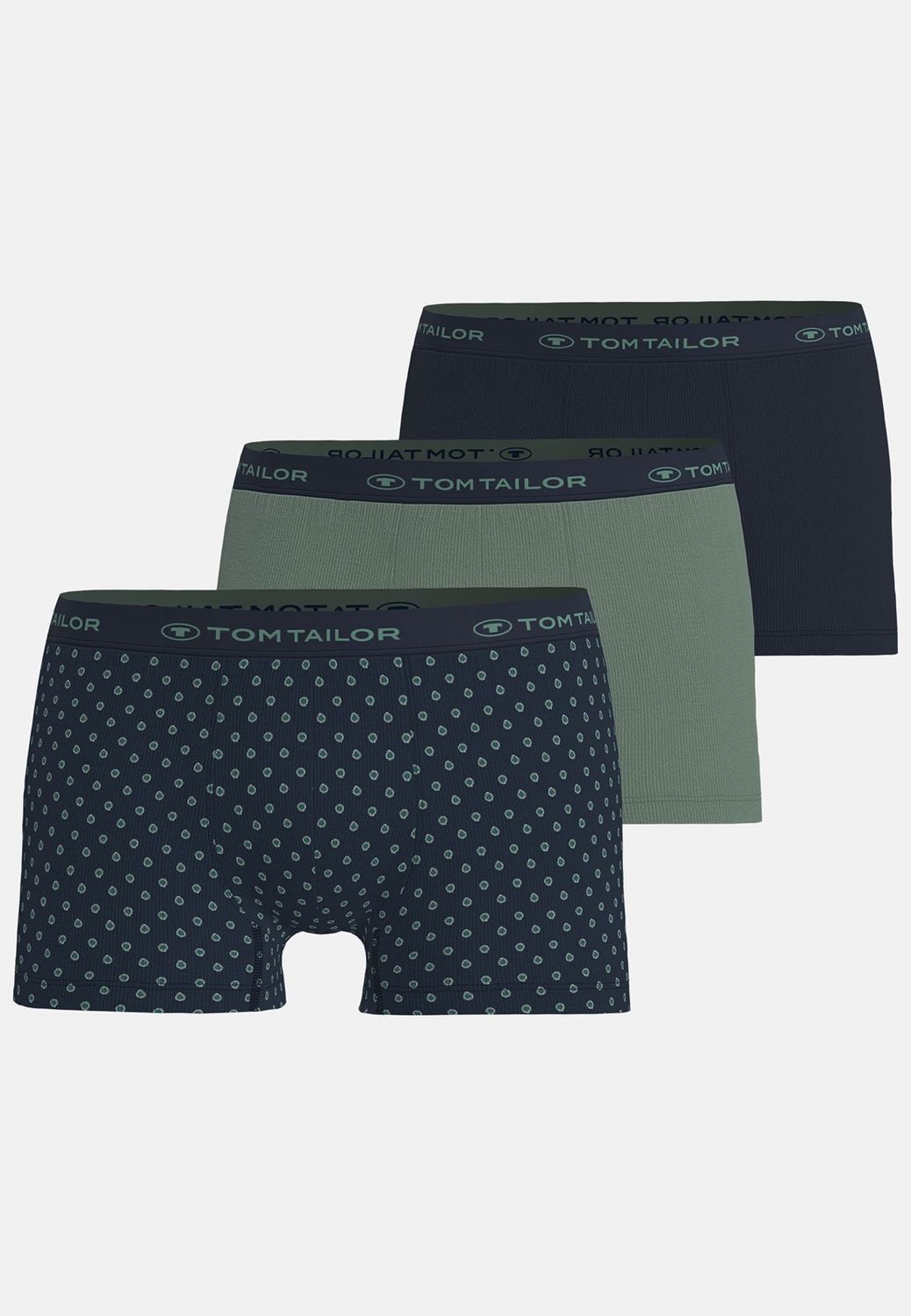 Tom Tailor Boxer: 3 pack, Korte bil