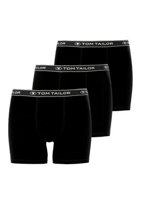 Tom Tailor Boxer: 3 pack, Lange Bil ( Zwart )