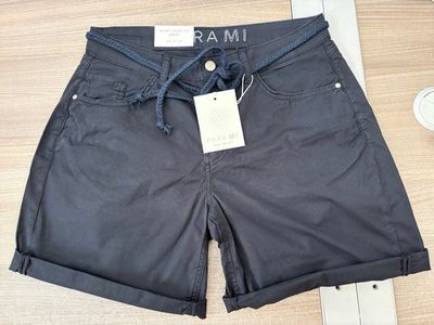 Para Mi Short: Bobby Short, Navy, L8, Casual Cotton