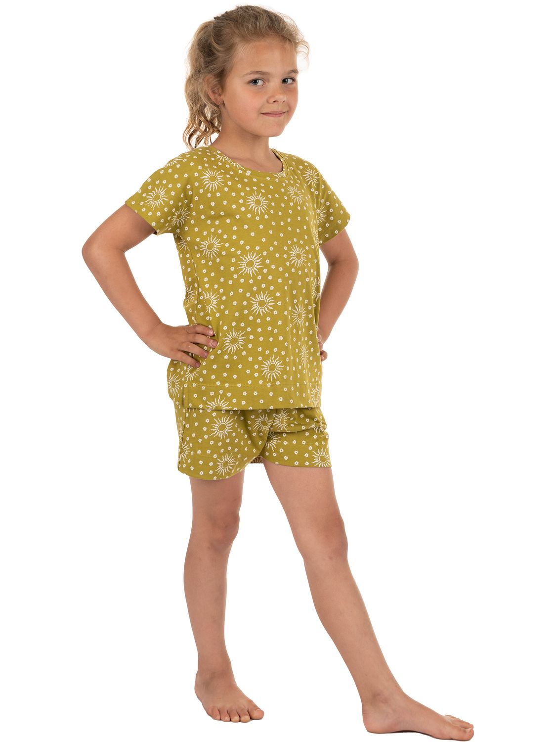 Pastunette Meisjes: Groen, Short / kort mouw