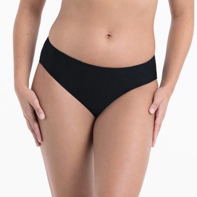 Anita Essentials Bikini midi slip: Violet blauw of zwart
