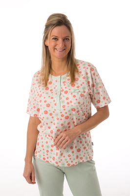 Perlina Dames Pyjama: Babette, Groen