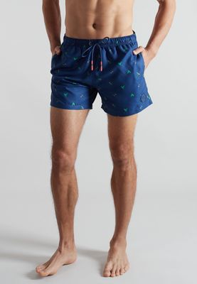 Ceceba Zwemshort Heren: Toekan motief, los model, ingewerkte slip