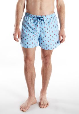 Ceceba Zwemshort Heren: Ijsjes motief, los model, ingewerkte slip