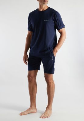 Bugatti Home Wear Heren: Blauw, korte mouw / short