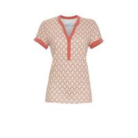 Ringella Bloomy Dames Pyjama: Koraal, Short + korte mouw