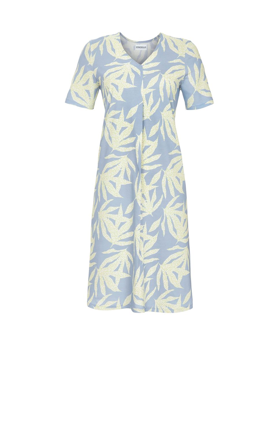 Ringella Nachthemd Dames: Lavendel kleur, Korte mouw, 50% Modal