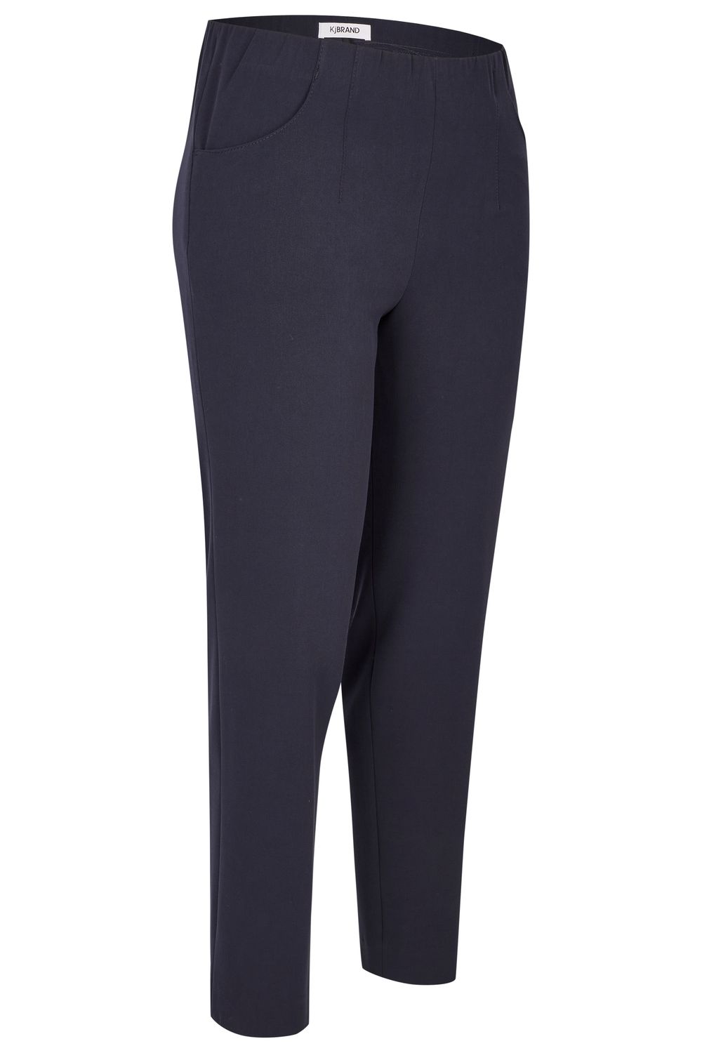 KJ Brand Broek: Susie, Blauw, Elastiek in de lenden