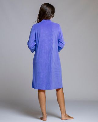 Egatex kamerjas: Blauw met rits
